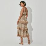 Cleobella  Rosalie Midi Kaleidoscope Boho Dress Photo 4