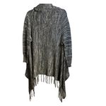 One World   Size XL  Live and Let Live Women's Cardigan Sweater Gray/Black Photo 9