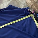 Navy blue boutique top sweater gold pink silver sequin sleeves size L party Size L Photo 6