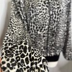 Baccini  Black and White Animal Print Blazer Photo 2