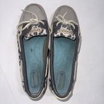 Sperry Y2K  Top Sider Animal Print Preppy Boat Shoes Gray Leather Women’s Size 10 Photo 10