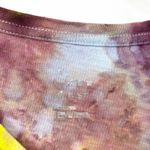 A New Day  Medium Top Handmade Tie Dye Long Sleeve Yellow Spiral Festival 1757 Photo 11