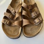 Birkenstock Florida Soft Footbed Birkibuc Mocha Sandals Womens 11 Mens 9 Slip On Photo 12