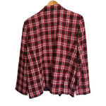 Leslie Fay ‎ Haberdashery Tweed Button Down Suit Jacket Red Photo 2