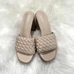 Shu Shop Gladys Woven Cork Platform Block Heel Sandal 8.5 Tan Photo 1