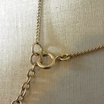 CAbi “La Boheme” Necklace – Red Teardrop Beads & Gold Chain Photo 9