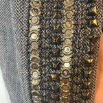 Chico's Chico’s Black And White Wool Blend Beaded/Studded Vest Size 0 (Size Small) Photo 3