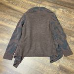 prAna  Alberta Reversible Open Front Cardigan Brown/Black Wool Blend Womens Small Photo 10