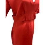 Reiss Rebecca Sheath Dress Orange Size 10 Minimalist Stealth Wealth Career Party Photo 9