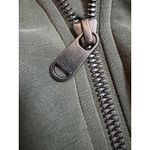 Athleta Seasoft HOODIE Bubble Hem Full Zip Aspen Olive Green Size LARGE Photo 8