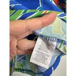 Caribbean Joe  Shirt Womens XL Blue/Green 3/4 Sleeve‎ Photo 5