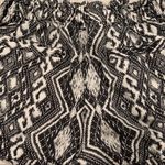 American Eagle  Geometric Paperbag Shorts; Black And White Photo 8