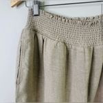 Rails Brendan Women’s Wheat Color Wide Leg Linen Blend Pant Size Med Photo 3