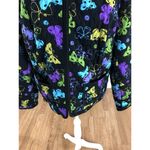 Requirements Vintage Style Y2K Butterfly Full Zipper Front Quilted Jacket Pocket Photo 1