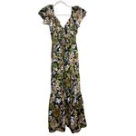 Anthropologie  Moon River V-Neck Shirred Midi Dress NWT Sz. M Photo 3