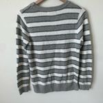 Barefoot Dreams  CozyChic Lite Lurex Striped Pullover Sweater Women’s Size M Photo 4