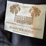 Scotch & Soda Oversized Sweater Sweatshirt Dress with Zipper Black Size L Photo 10