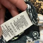 Free People Catch Me If You Can Black Gold Geometric Print Cropped Kimono Top XS Photo 3