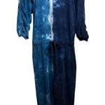 Something Navy  Meghan Ruffle Tie Dye Jumpsuit Sz. XS Photo 0