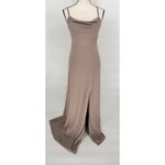 Birdy Grey  Ash Dress‎ Crepe Taupe Bridesmaids Dress Size Small Photo 6