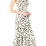Jill Stuart JILL  BLUSH FLORAL JACQUARD HIGH LOW FORMAL DRESS - SIZE 2 PROM Photo 4