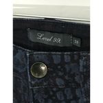 Level 99 Gray Jeans Size 25 Janice Ultra Skinny Snake Animal Skin Print Stretch Photo 2