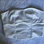 H&M White Corset bandeau Photo 0