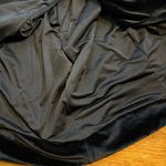 Lavish Lice Lavish Alice Womens 4 Black Sequin Faux Fur Long Sleeve Velvet Draped Midi Dress Photo 8