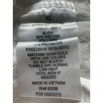 Ci Sono  Linen Collection White Shorts XL‎ Drawstring Elastic Waist Pockets Photo 3