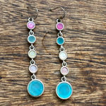 None Super cute multi colored dangle earrings Photo 1