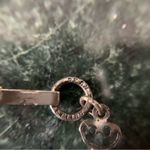 VTG onyx And Sterling Silver Filigree Tennis Link Bracelet 7” Black Photo 5