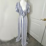 Lost + Wander NWT Marine Striped Tie Front Dress Photo 3