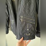 Bogner Black Quilted Ski Jacket With Detachable Hood Women's Size S Photo 8