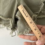 Free People Maggie Midrise Army Green Shorts Distressed Size 28 Photo 5