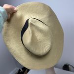 Gap Floppy Wide Brim Woven Paper Beach Hat EUC Photo 2
