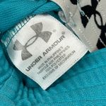Under Armour  Woman’s Turquoise Casual Athletic Basketball Shorts Size Large Photo 3
