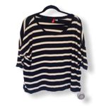 Divided  by H&M Black & White Striped Oversized Top | Size M Photo 1