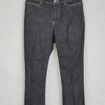 Pendleton Womens Jeans Size 4P Black Denim Bootcut Mid Rise Pleated Front Photo 0
