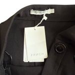 FRNCH  Front Button Midi Bodycon Skirt in Black, Size L Photo 1