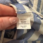 J.Crew  blue & white striped collared  shirt size 6 Photo 6