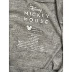 Disney Mickey Mouse T-Shirt Women Large Grey Heather Short Sleeve Jersey New Photo 3