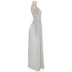 LULUS Awaken My Love Long Sleeve Lace Maxi Dress, Grey, Small Gray Photo 9