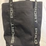 90’s Polo by Ralph Lauren Black bucket Tote Bag 10”x7 1/2” new/no tag Photo 2
