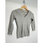 Banana Republic Italian Yarn Gray Wool Blend Cropped Sweater Size XS Photo 2