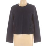 Tory Burch NWT  crochet side sweatshirt ponte lace Photo 4