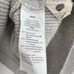 Madewell  Grey Split Back Sweater Size Small Photo 3