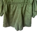 Hunter for Target Womens Satin Utility Romper in Olive Green Photo 3