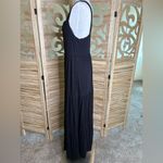 Soma  Weekend Size Large Black Layered Maxi Dress Photo 3