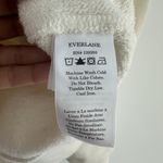 Everlane  Sweater Womens XL Organic Cotton Varsity Cardigan Minimalist Cream Photo 12