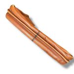 Vintage Genuine Leather Shoulder Bag Single Strap & Pockets Made In Columbia Tan Photo 8